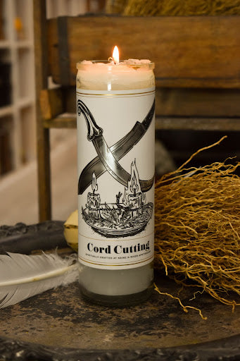 Cord Cutting Candle
